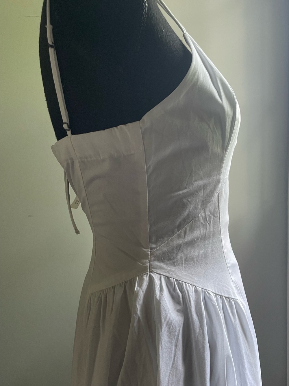 Brand new with tag Abercrombie & Fitch White Strappy Maxi Corset Dress - Picture 7 of 10
